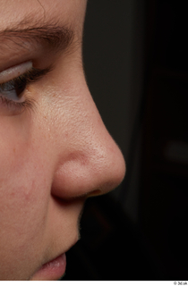 HD Face skin references Estefania Alvarado eyebrow nose skin pores…